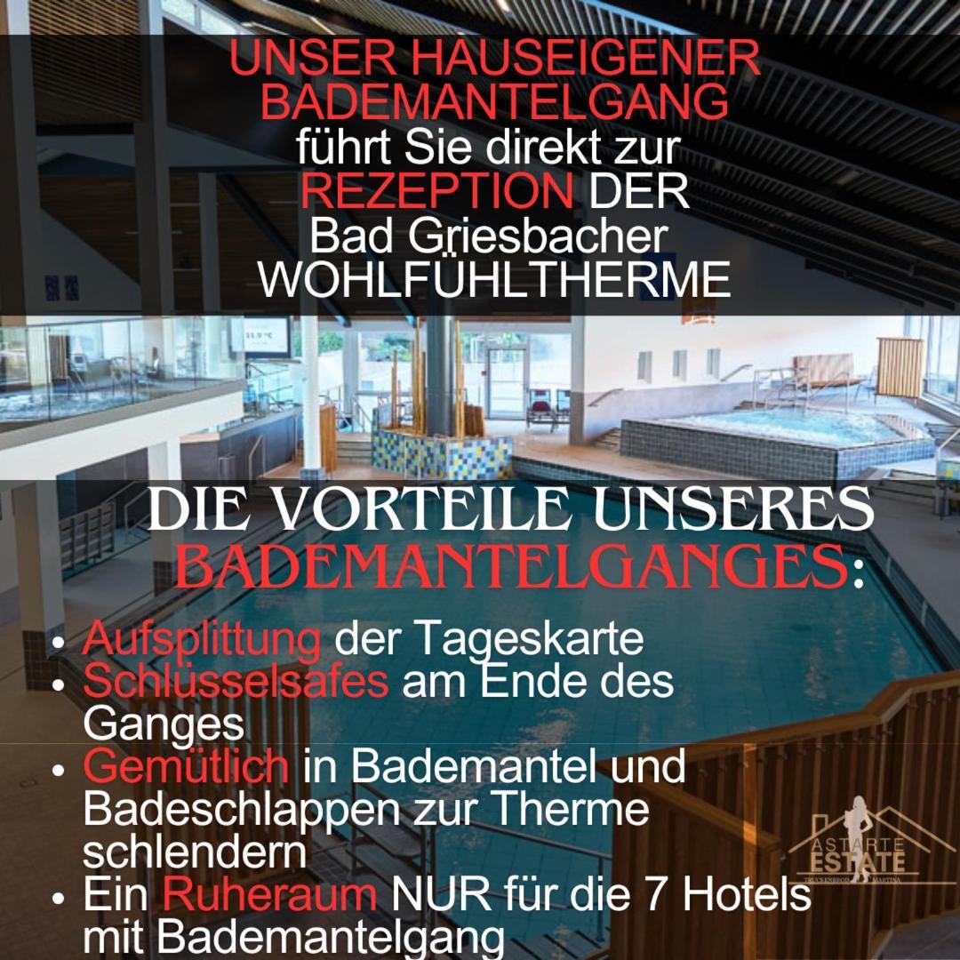 Fewo 20 - Appartement Im Rottalblick - Youngmodern Wohnen Mit Bademantelgang Zur Therme, Tv, Balkon Und Persoenlichem Gaesteempfang Von Astarte Estate Bad Griesbach  Exteriör bild